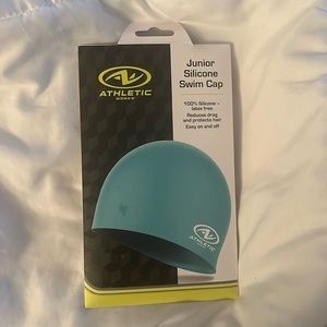 Athletic works Junior Silicone Swim Cap - Ages 6+